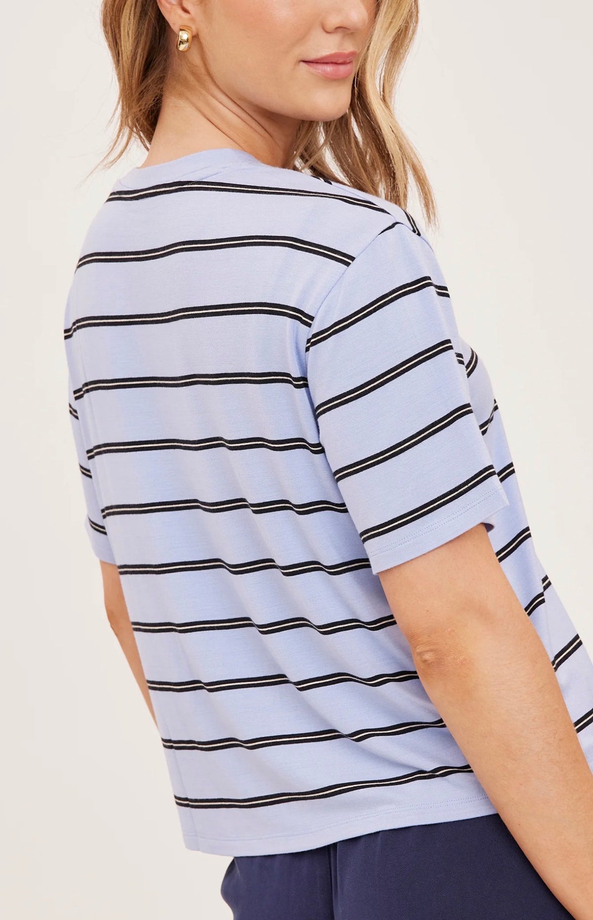 Gentle Fawn Jaxon Sky Stripe Tee