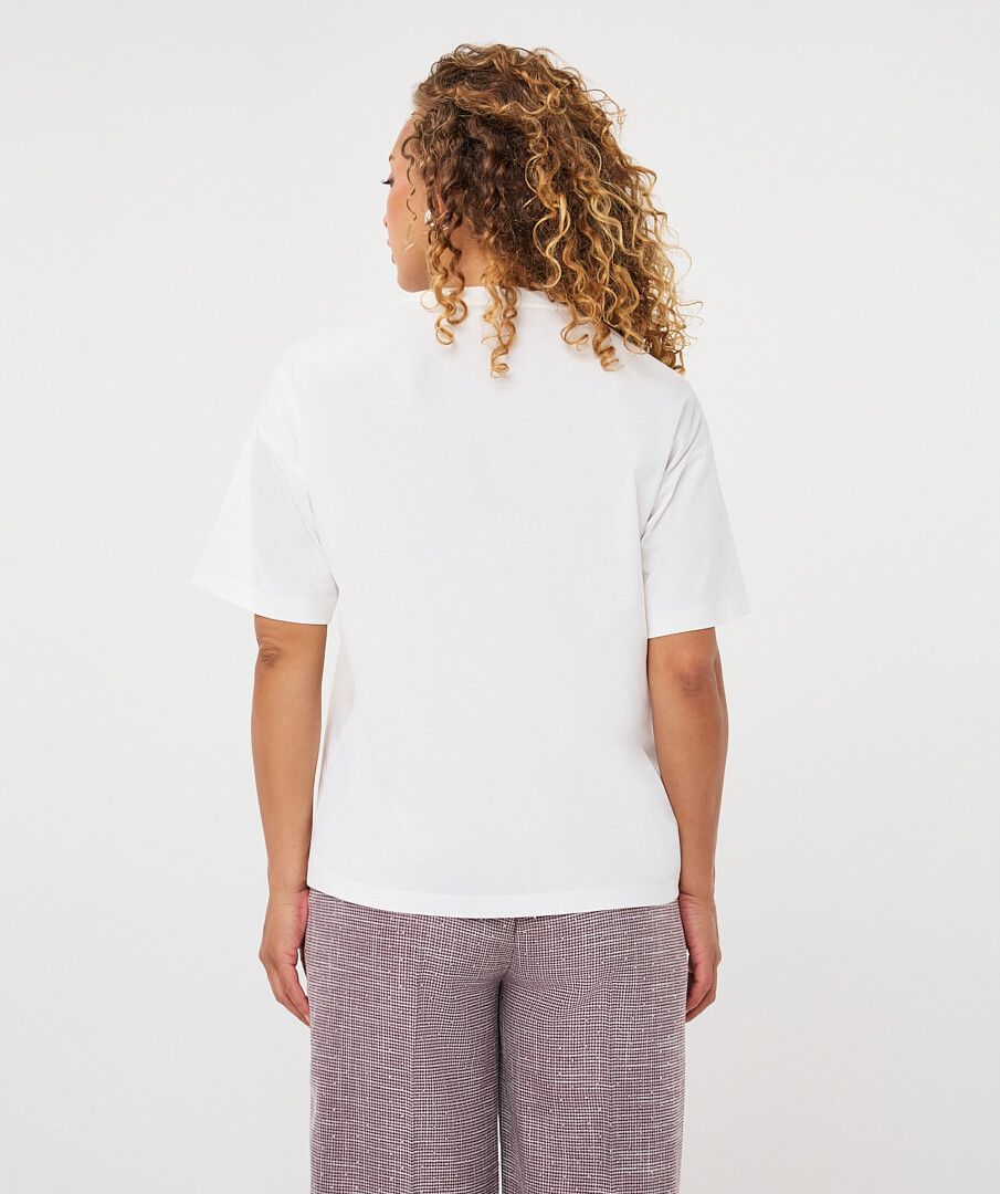 Esqualo L’Art Abstract Tee Silver