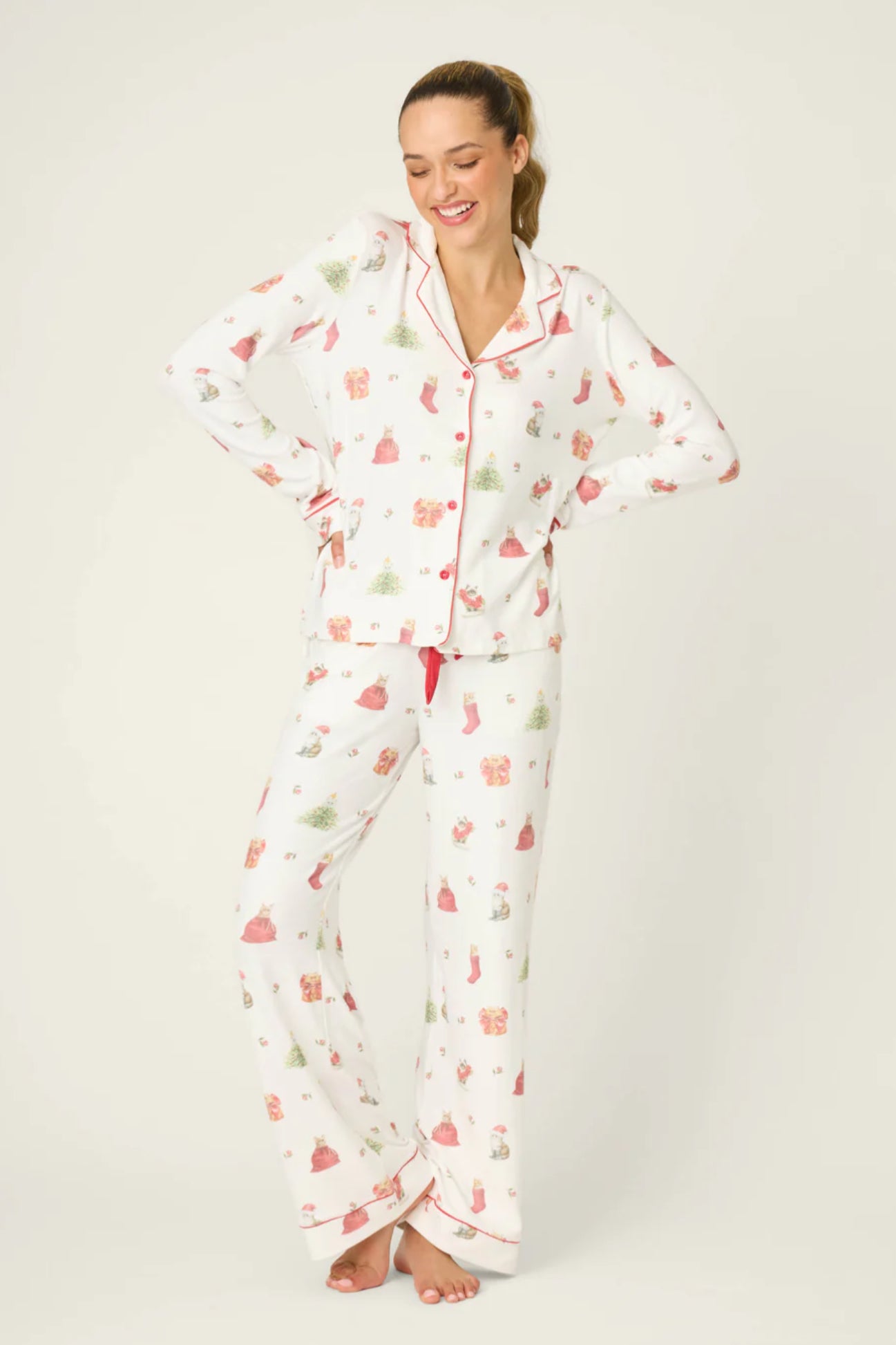 PJ Salvage Feline Festive Pj Set