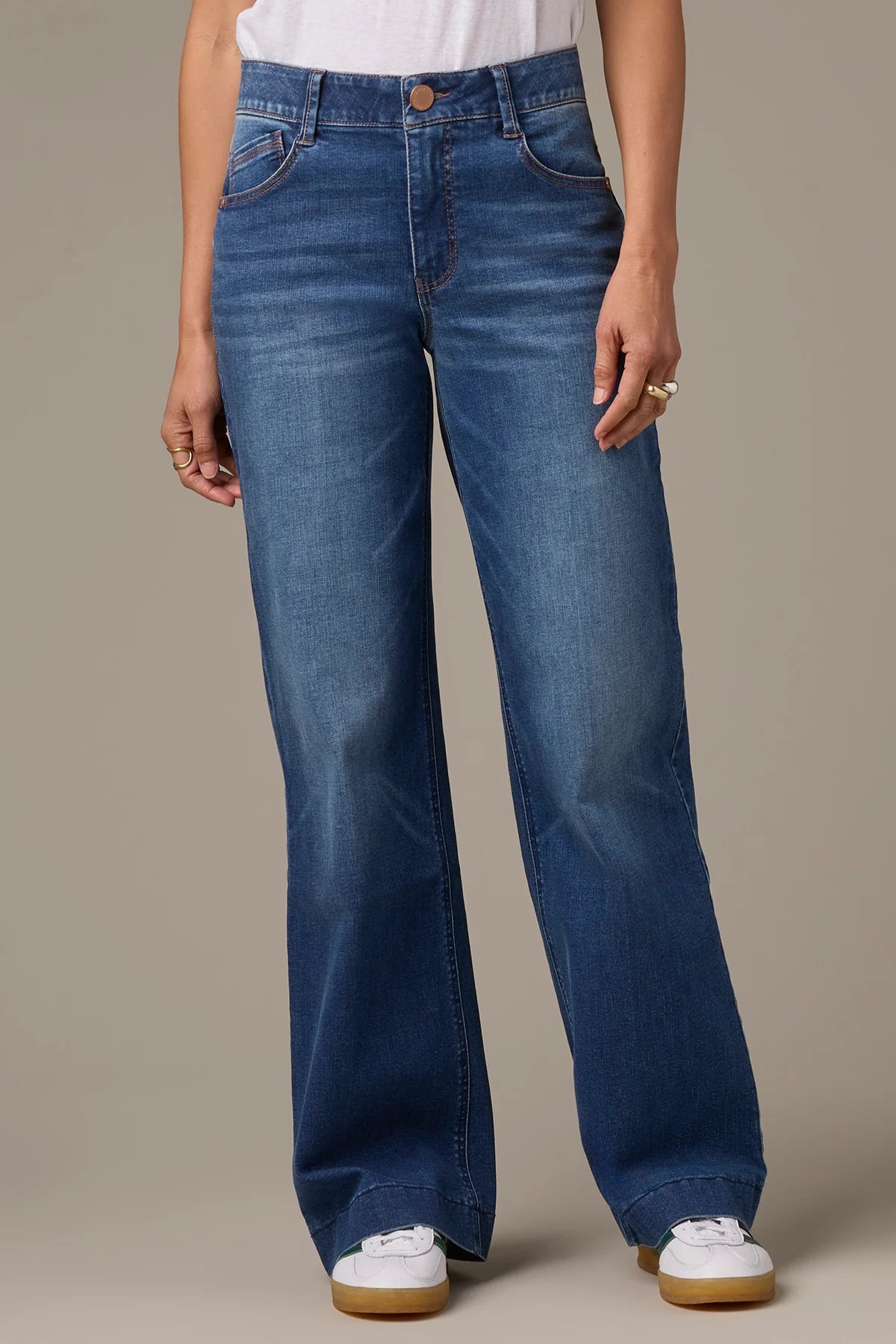 Wit & Wisdom Sam High Rise Wide Leg Jeans