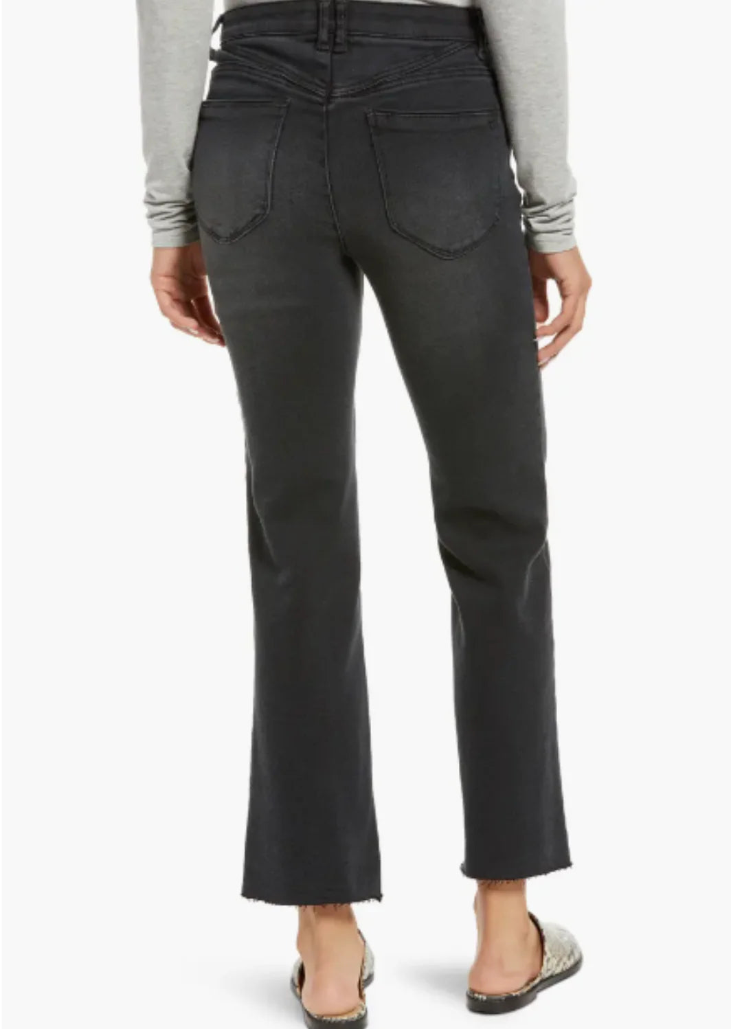 Wit & Widson Bennett Skyrise Barely Boot Jeans Washed Black