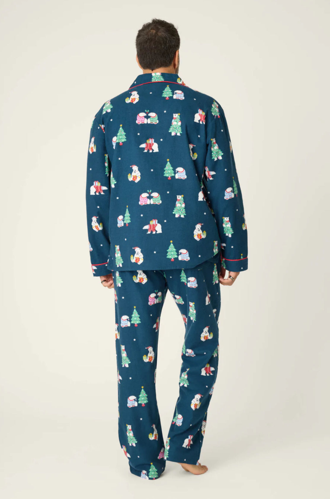 PJ Salvage Bearly Awake Mens Flannel PJ Set