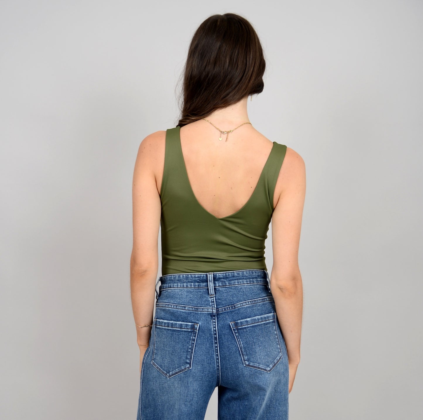 Second Skin Valentina Bodysuit Olive