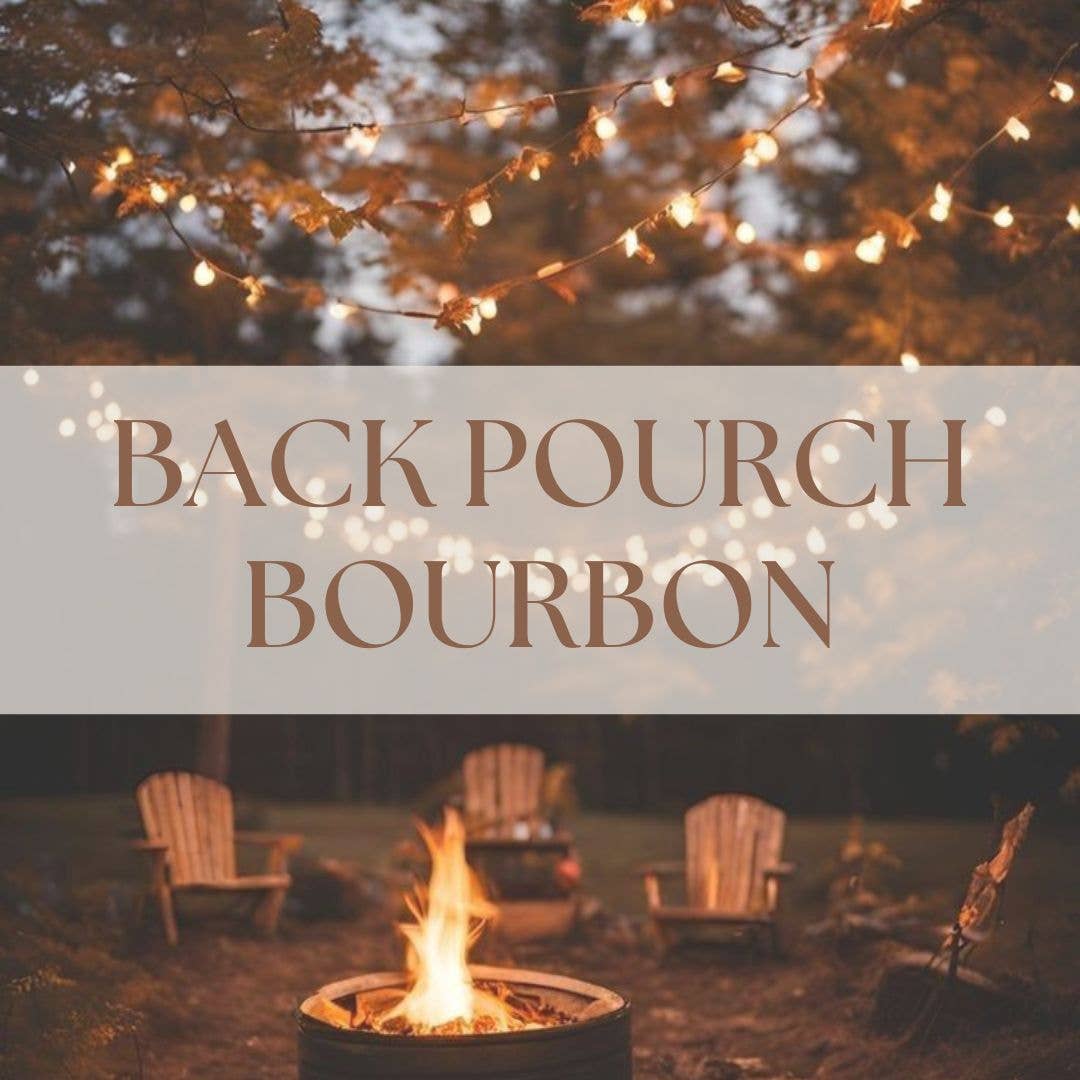 Prairie Creek Candles Back Porch Bourbon Soy Candle