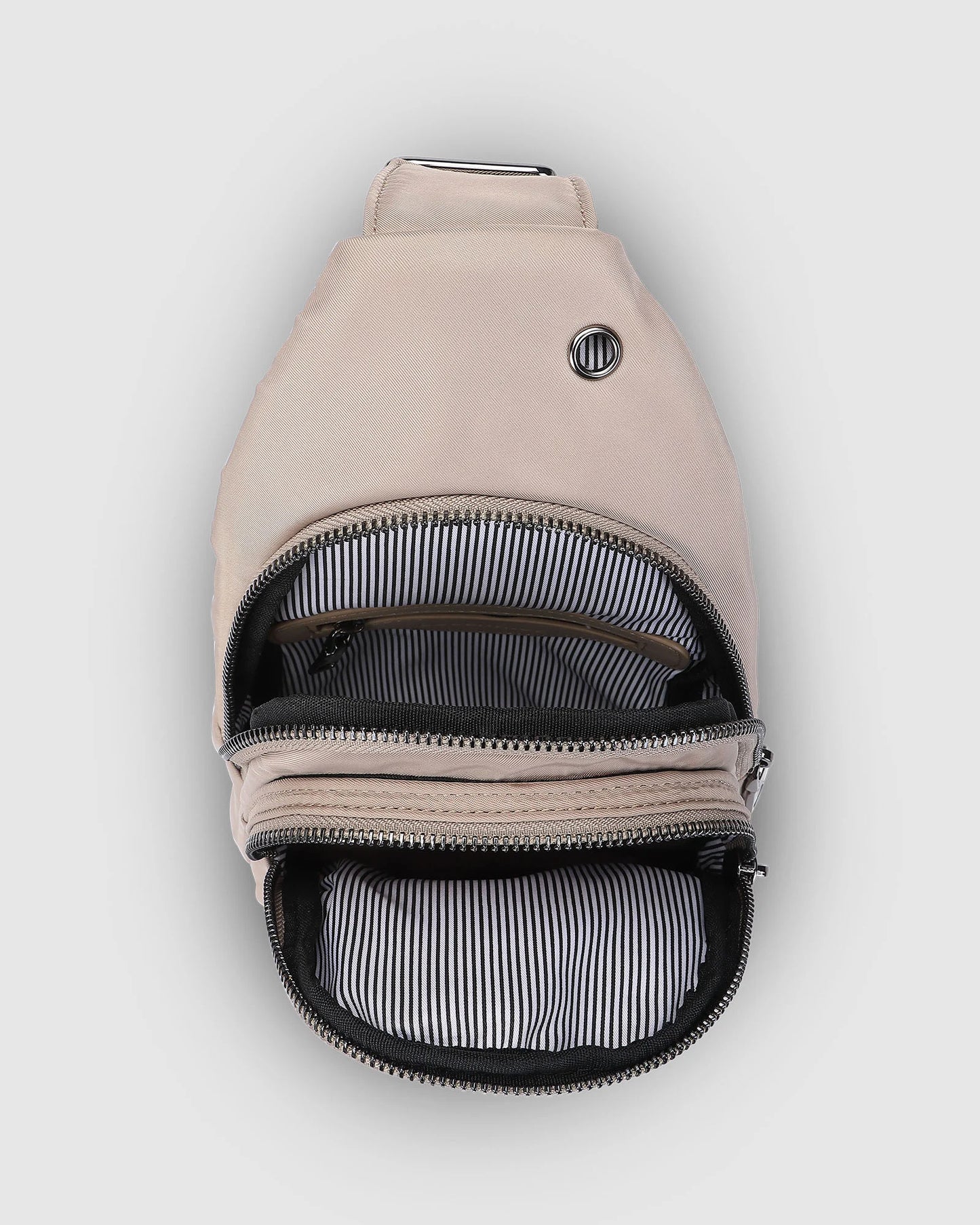 Louenhide Boyd Nylon Sling Bag Beige