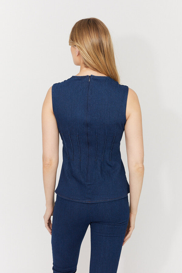 Frank Lyman Embroidered Peplum Pullover Style 261302