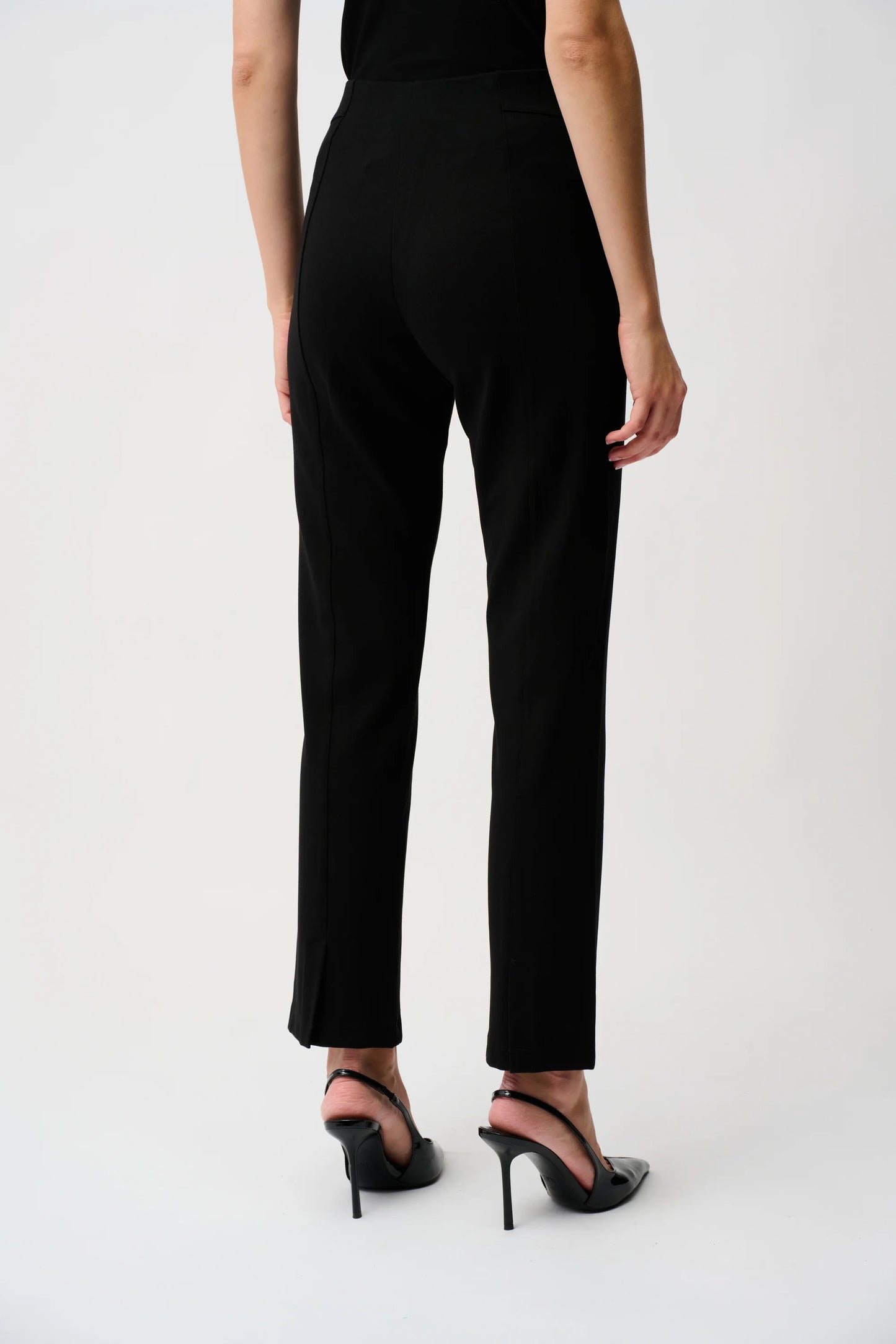 Joseph Ribkoff Heavy Knit Slim Fit Pull-On Pants 253920