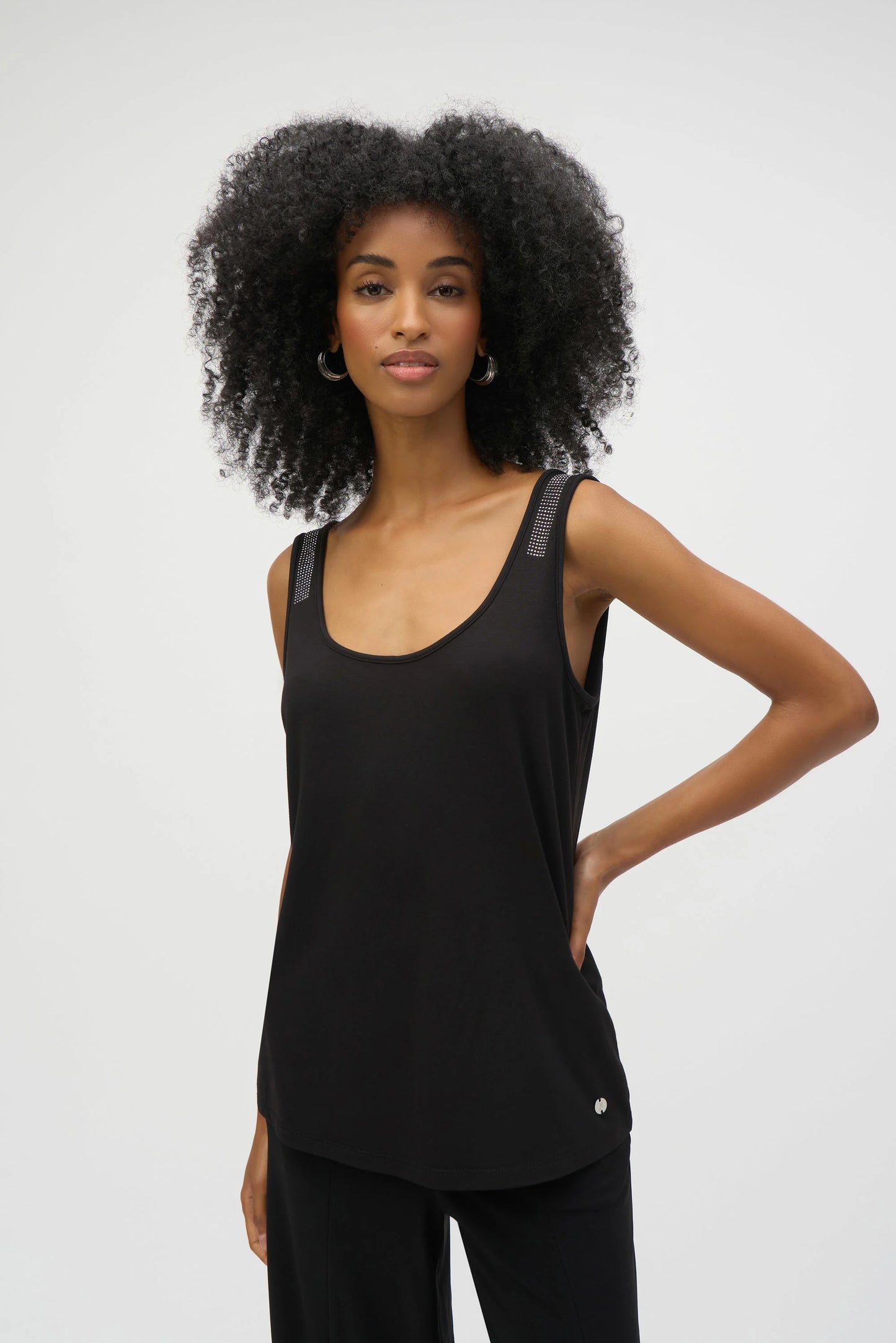 Joseph Ribkoff Jersey Straight Fit Sleeveless Top 252132
