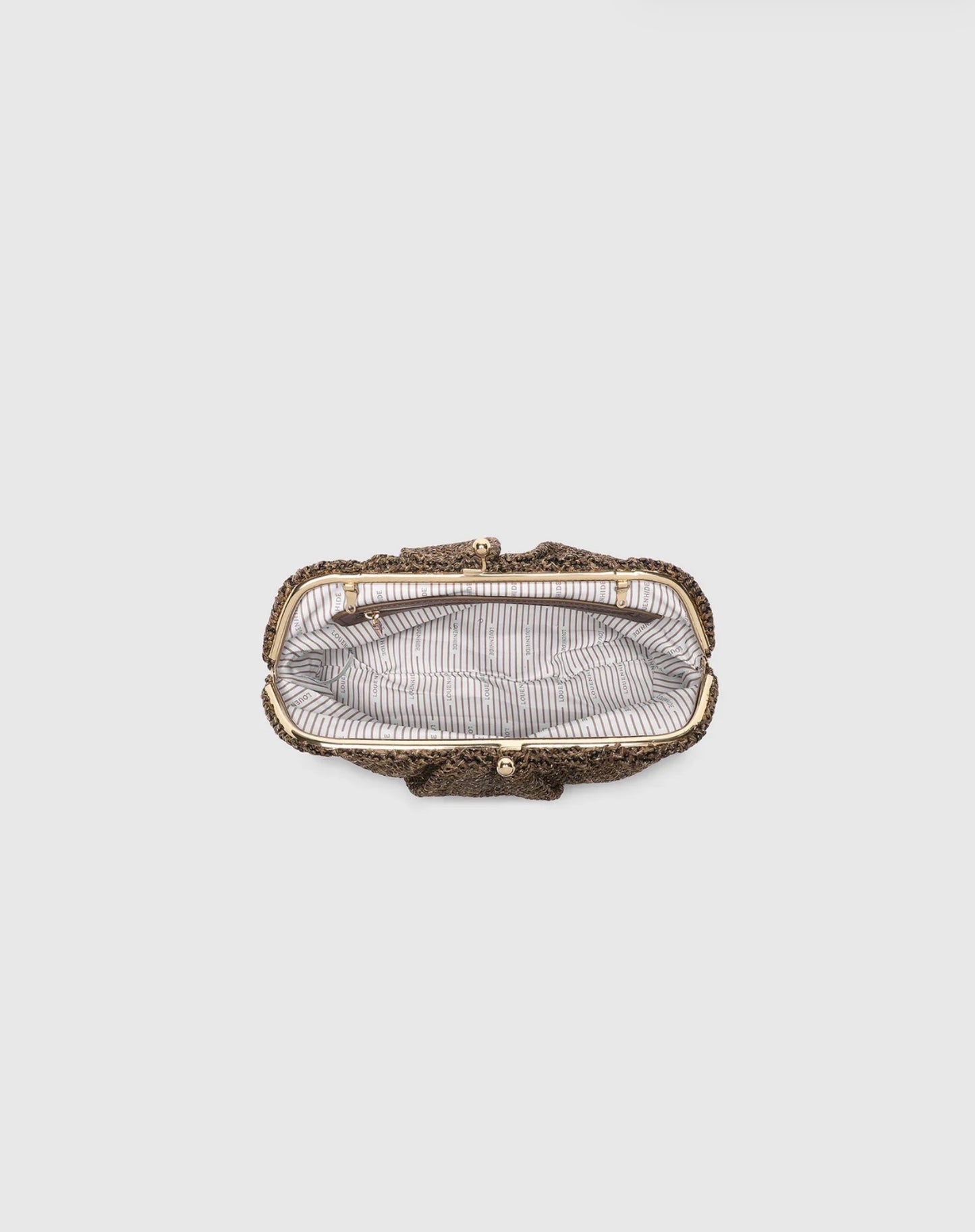 Louenhide Goldie Clutch Chocolate Knit
