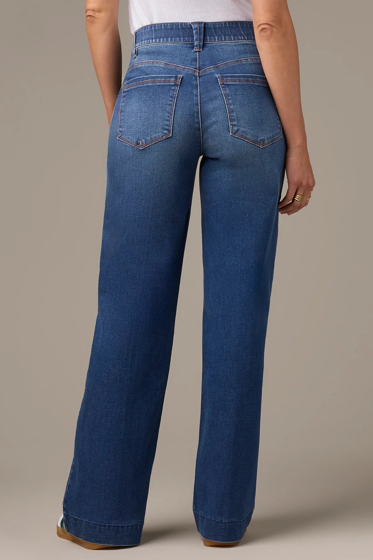 Wit & Wisdom Sam High Rise Wide Leg Jeans