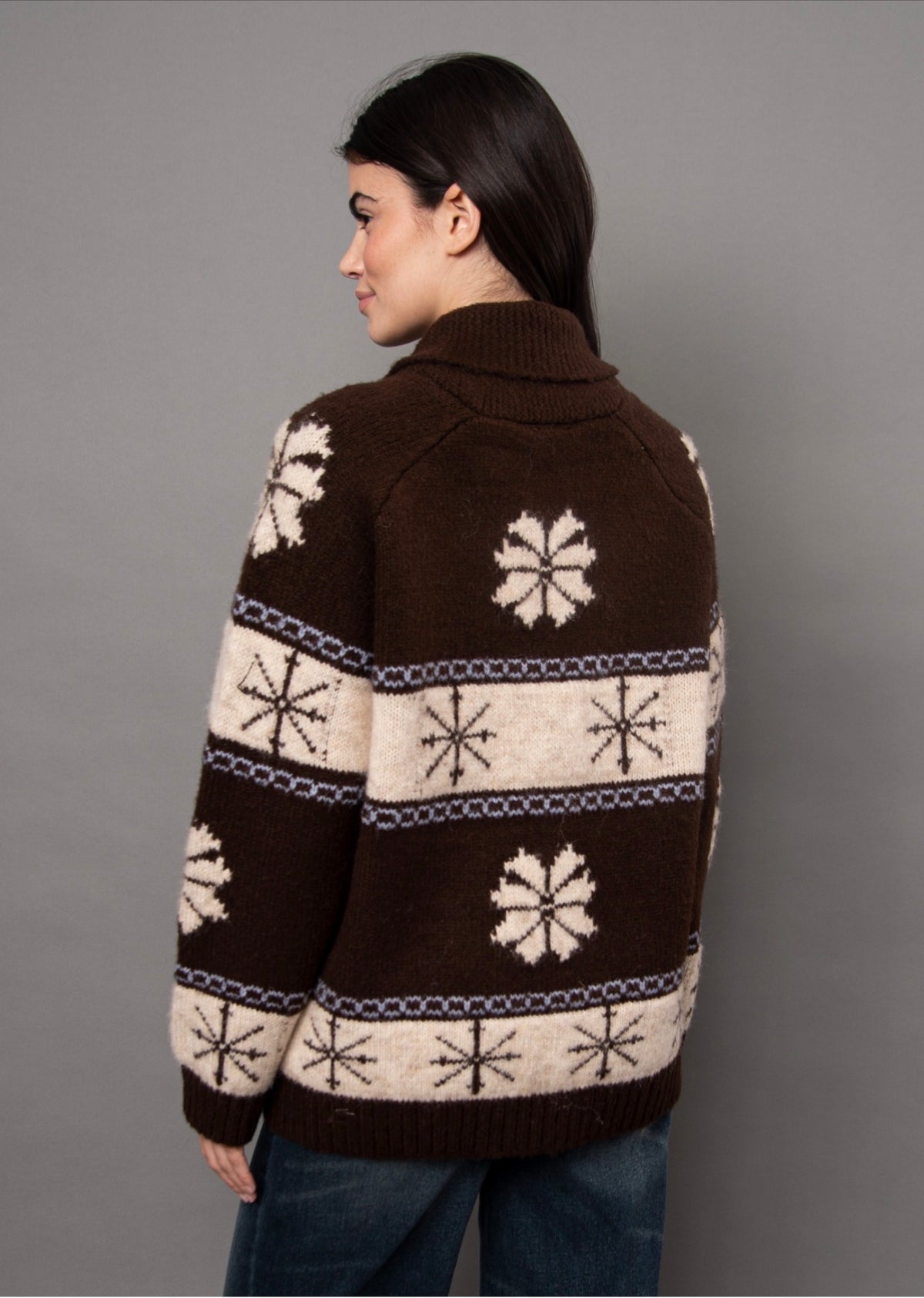 RD Style Saffron Shawl Neck Cardigan