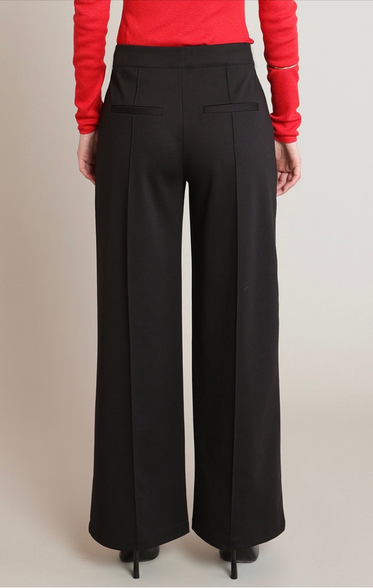 Black Tape Stretchy Dress Pants Black