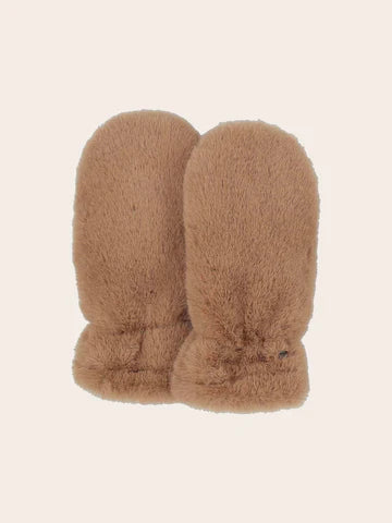 SOFT LOEVENICH GLOVES MADE FROM FAUX FUR