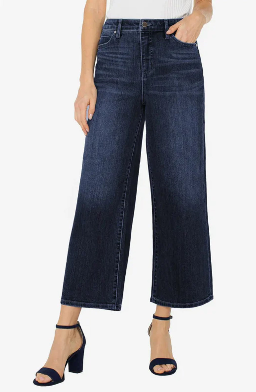 Liverpool The Stride Wide Leg Jeams Upland
