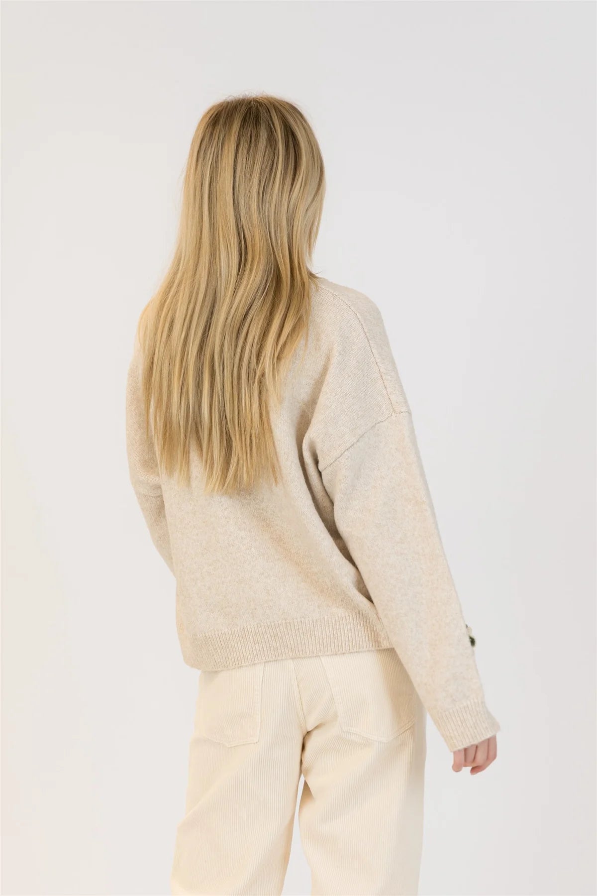 Lyla & Luxe Holly Flower Sweater