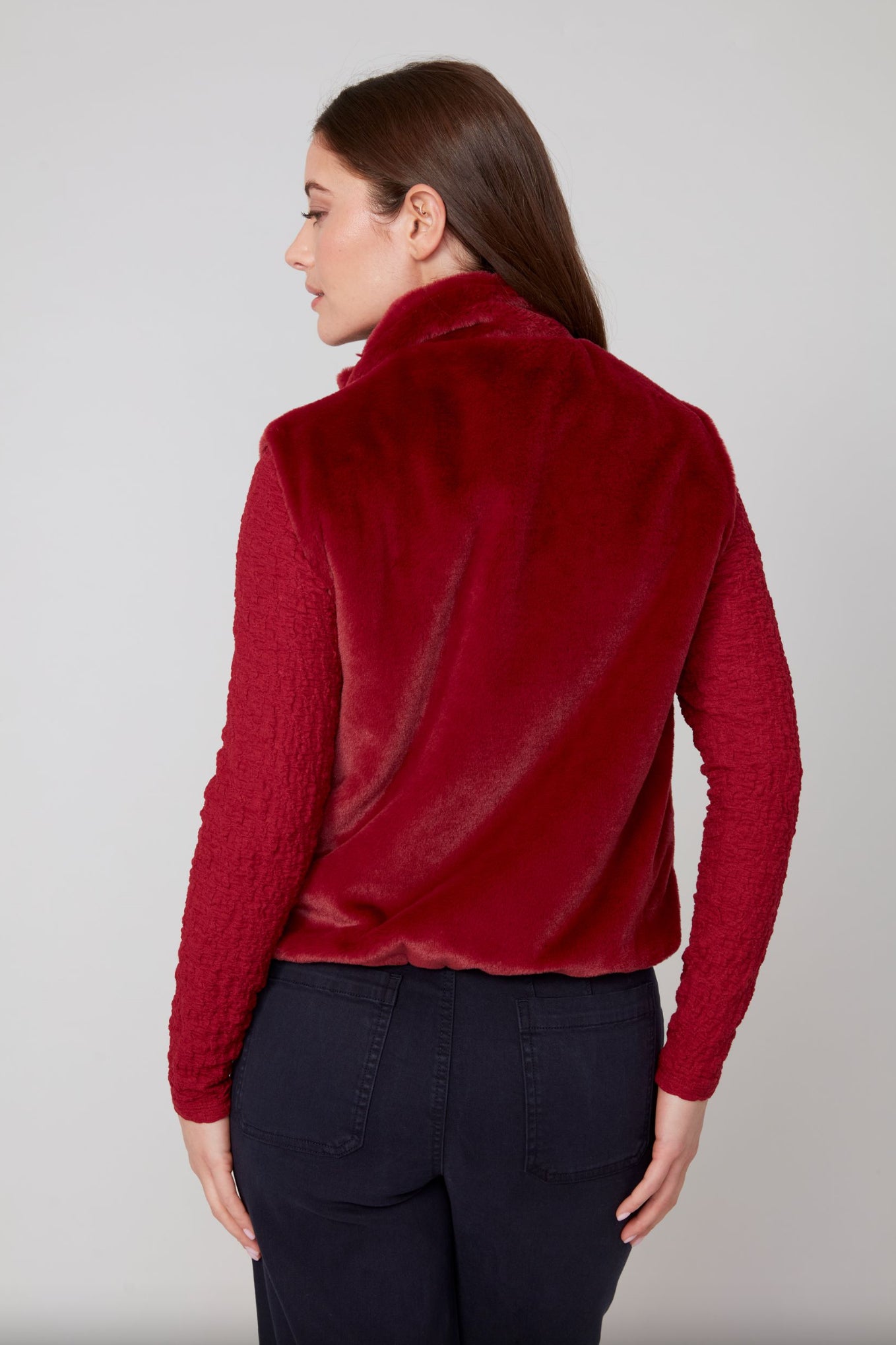 Renuar Faux Fur Vest Porto