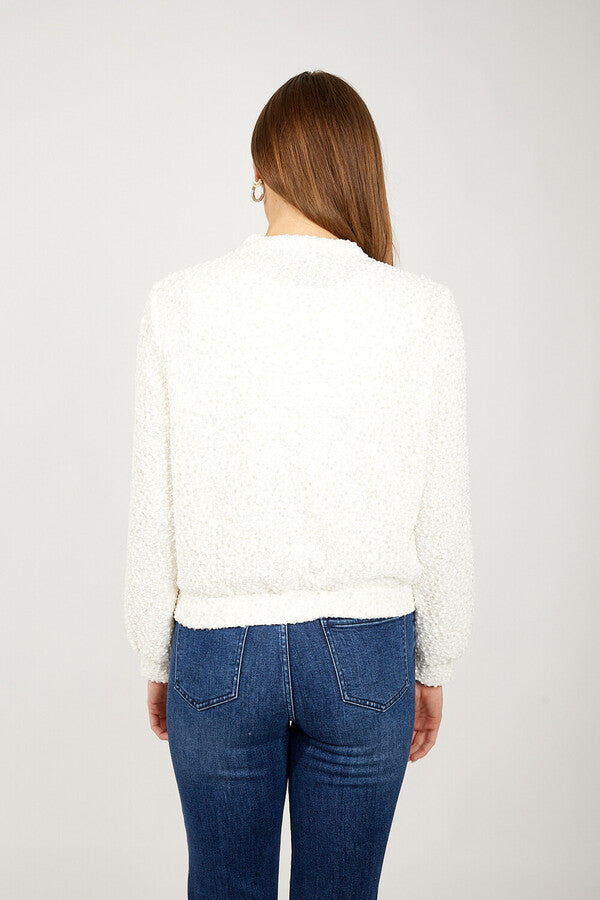 Frank Lyman Zipper Closure Casual Top Style 254206