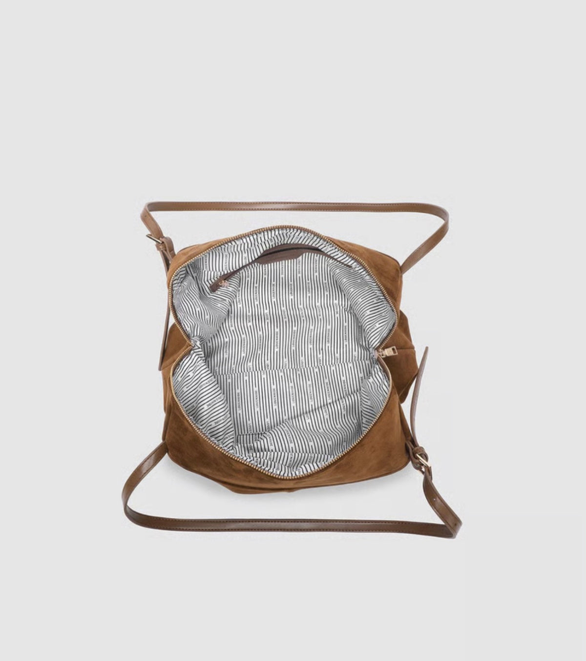 Louenhide Marissa Suede Shoulder Bag Cognac