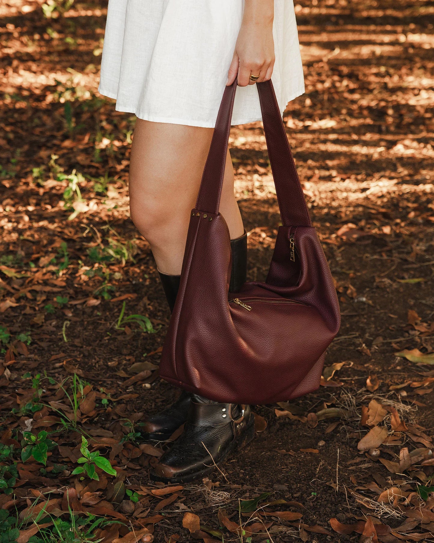 Louenhide Morgan Shoulder Bag Burgundy