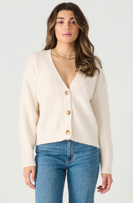 LS BUTTON FRONT CARDIGAN