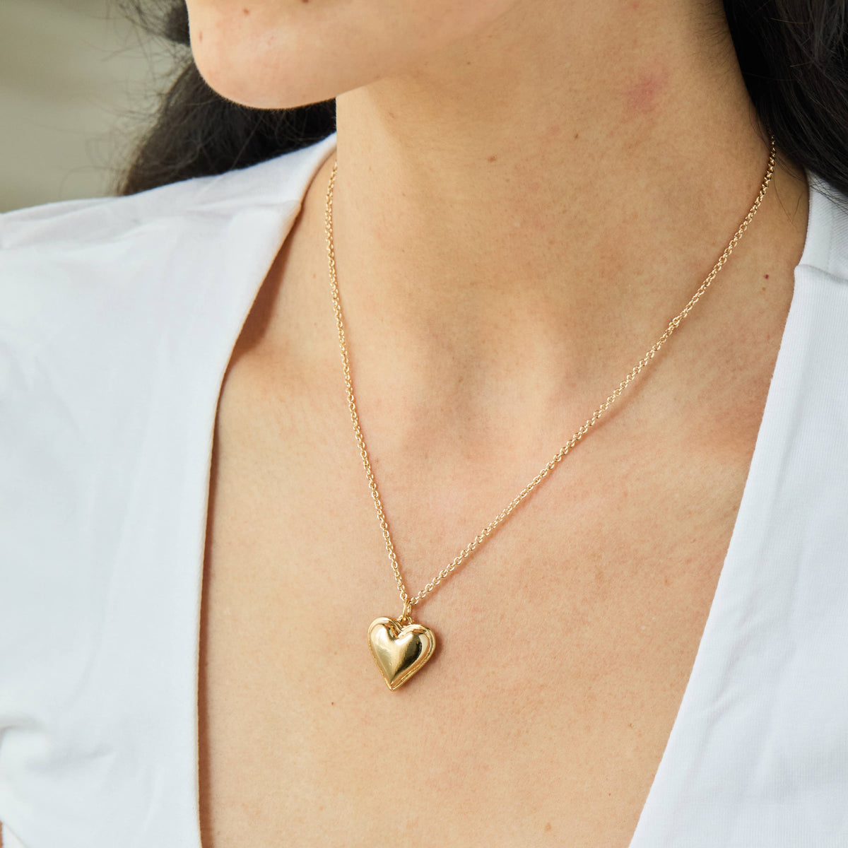 Foxy Originals Sweetheart Necklace Yellow Gold
