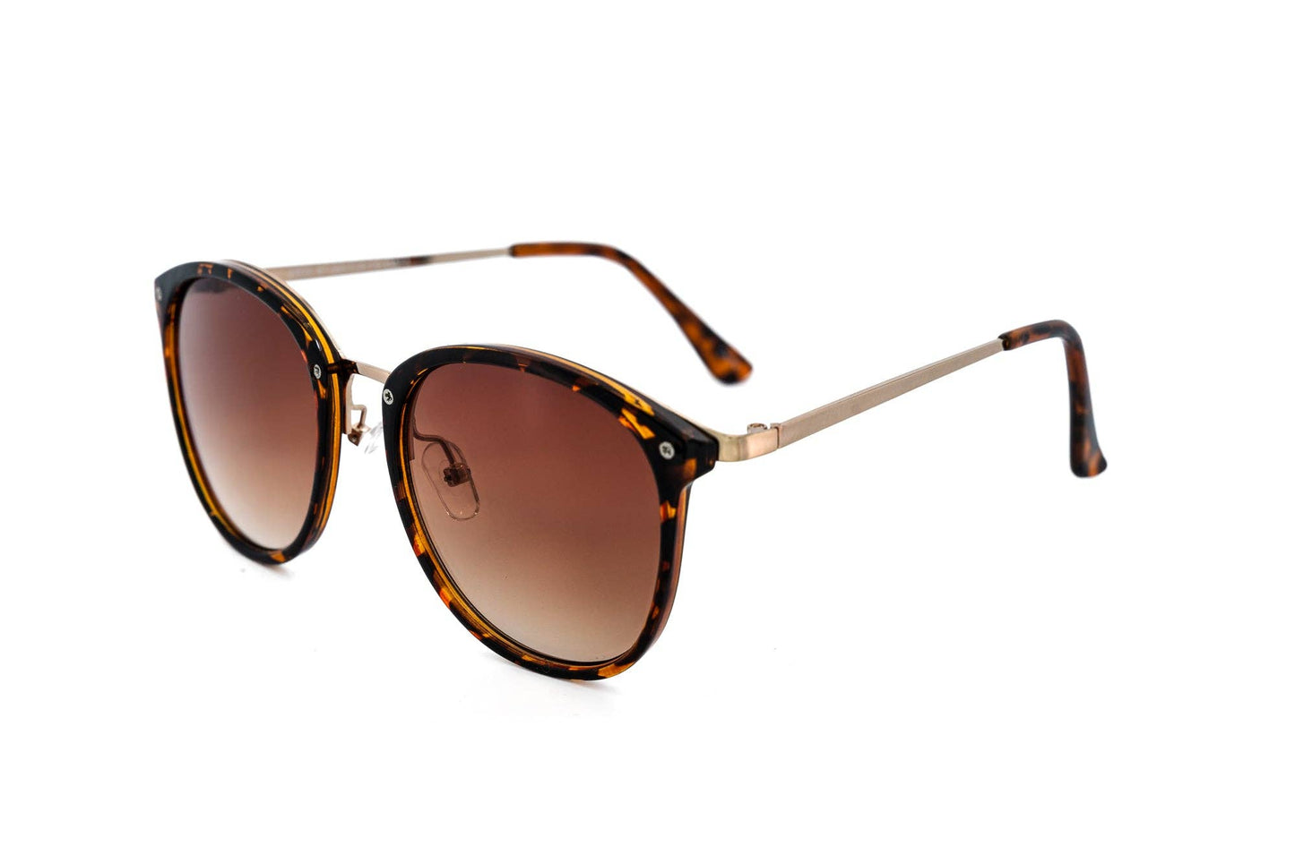 Bolero Soraya Round Brown Gradient Sunglasses Tort / Brown