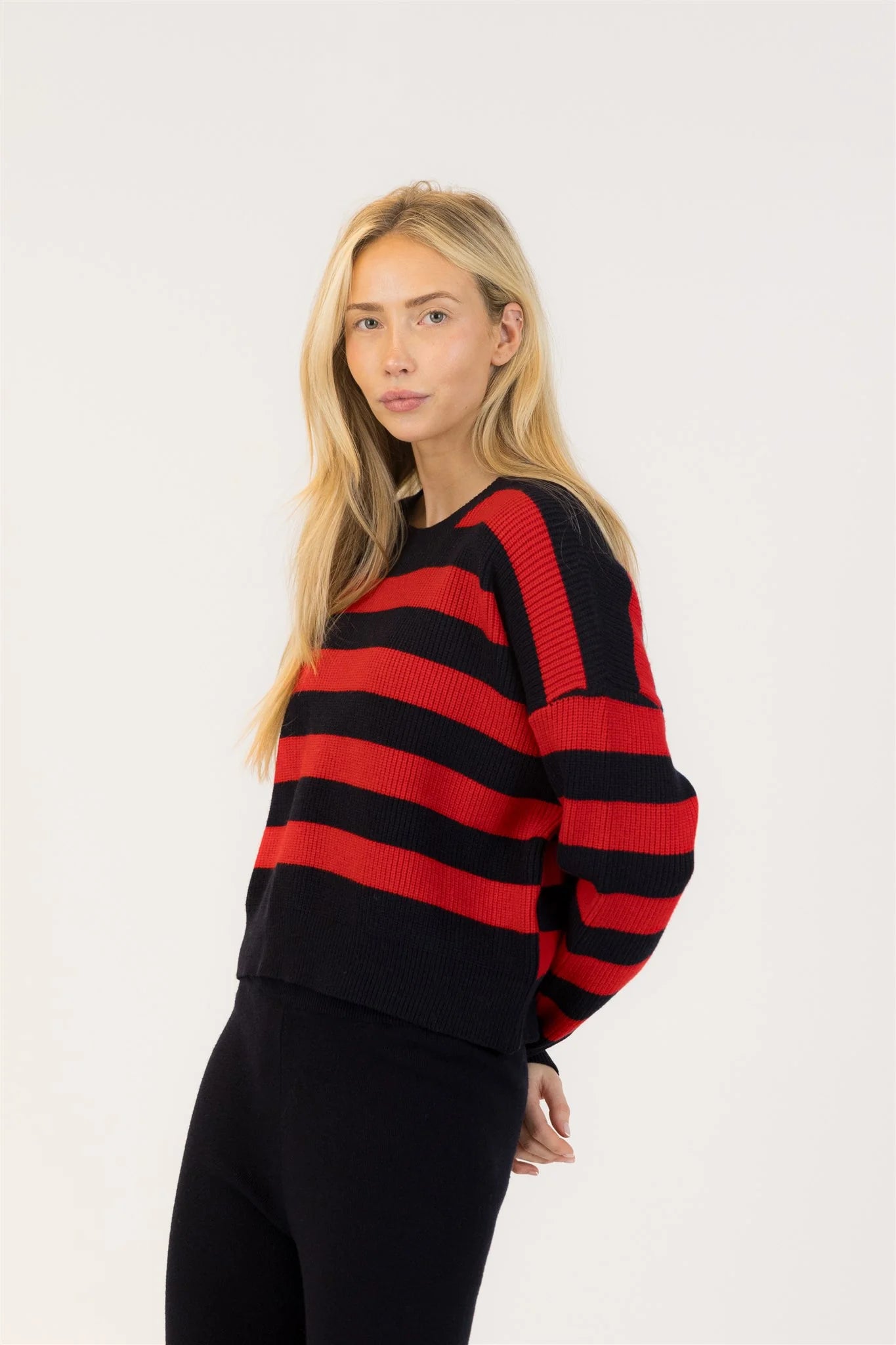 Lyla & Luxe Bobby Striped Sweater