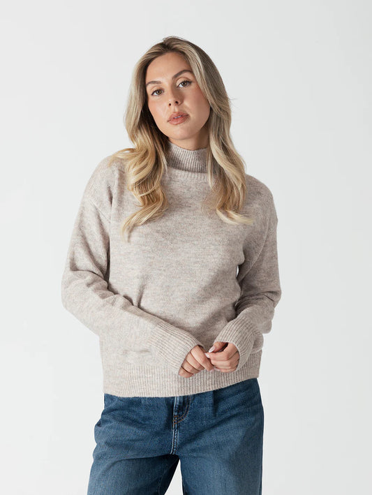 Lyla & Luxe Mabel Mock Neck Sweater