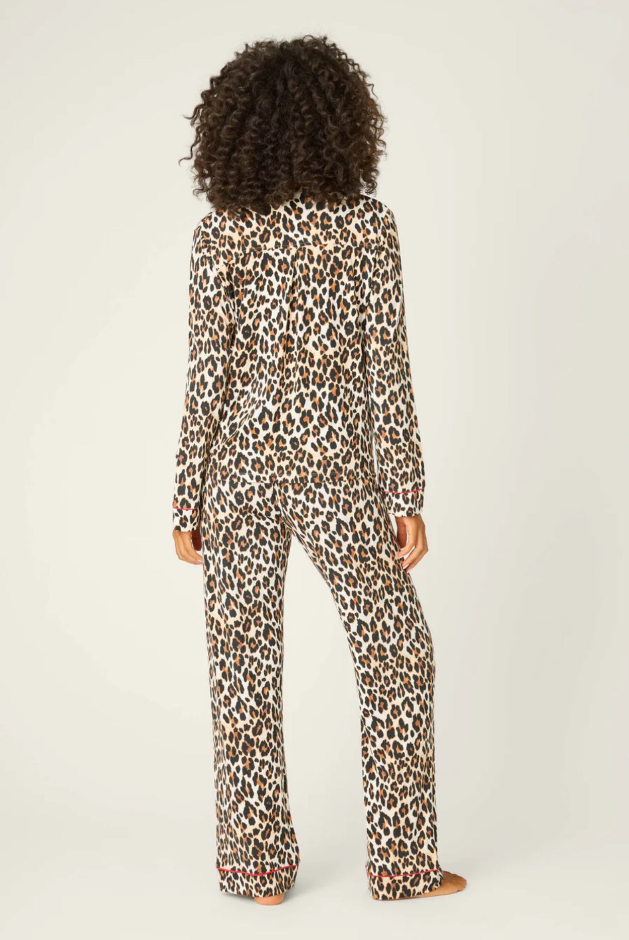 PJ Salvage Holiday Dreams Leopard Print Pj Set
