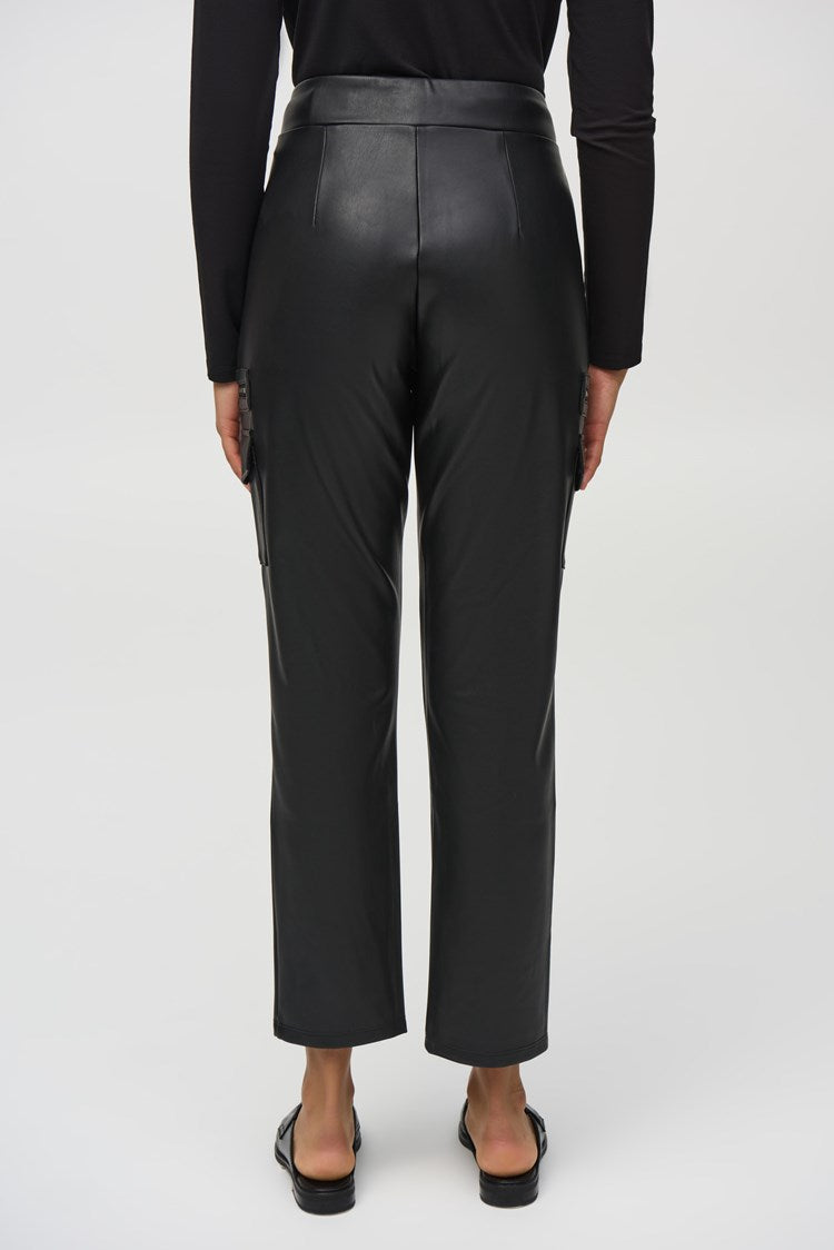 Joseph Ribkoff Leatherette Slim Fit Pull-On Pants 244939