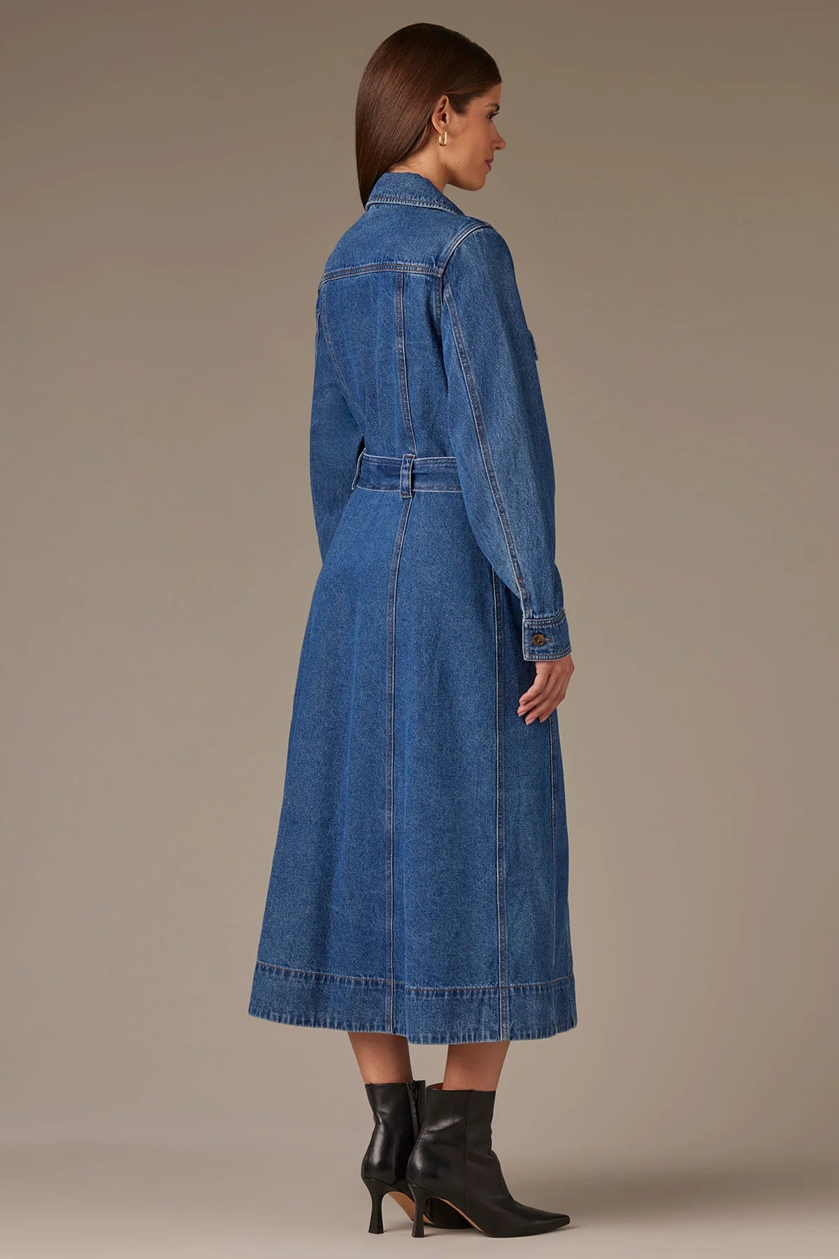 Wit & Wisdom Button Down Long Denim Dress