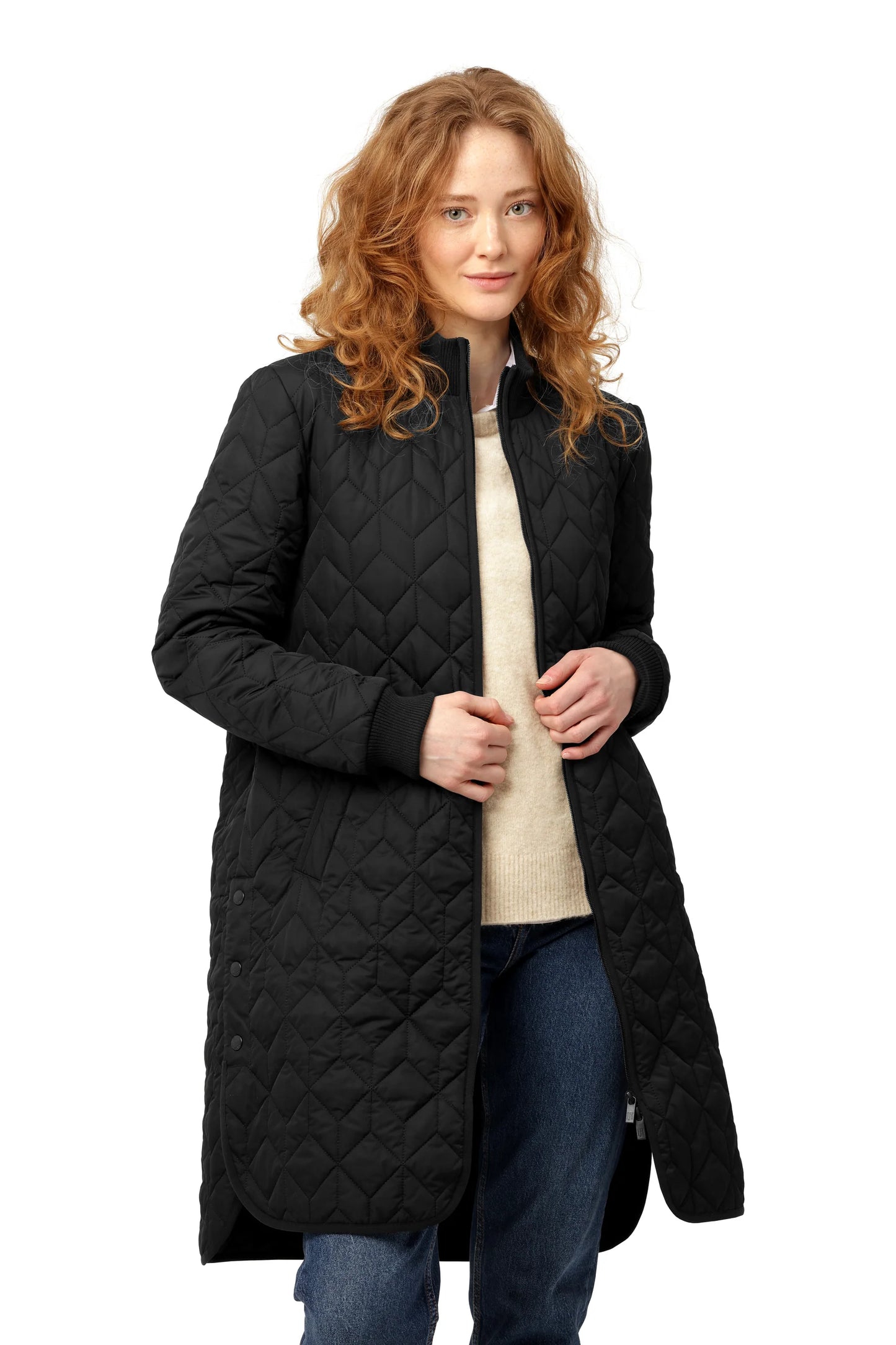 Ilse Jacobsen Padded Quilt Coat/Jacket Black