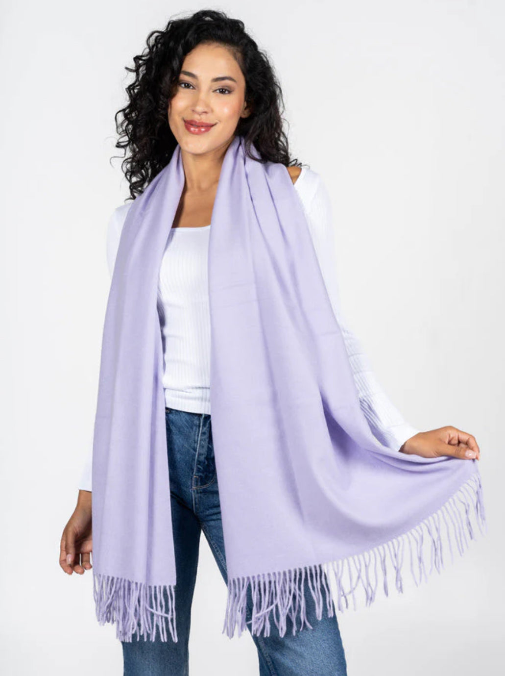 C’est Moi Solid Scarf Orchid