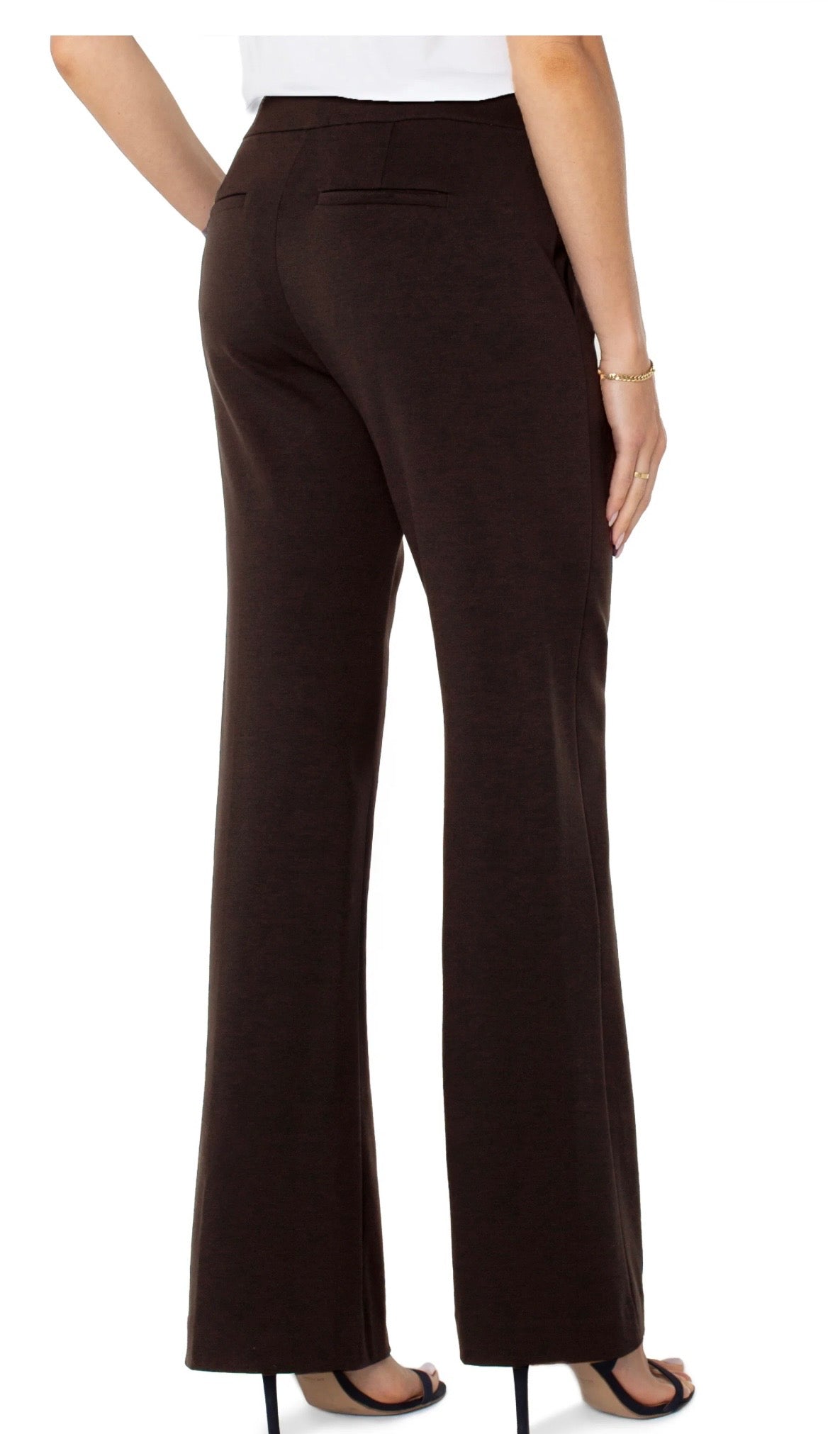 Wide Leg Pull-on Trouser