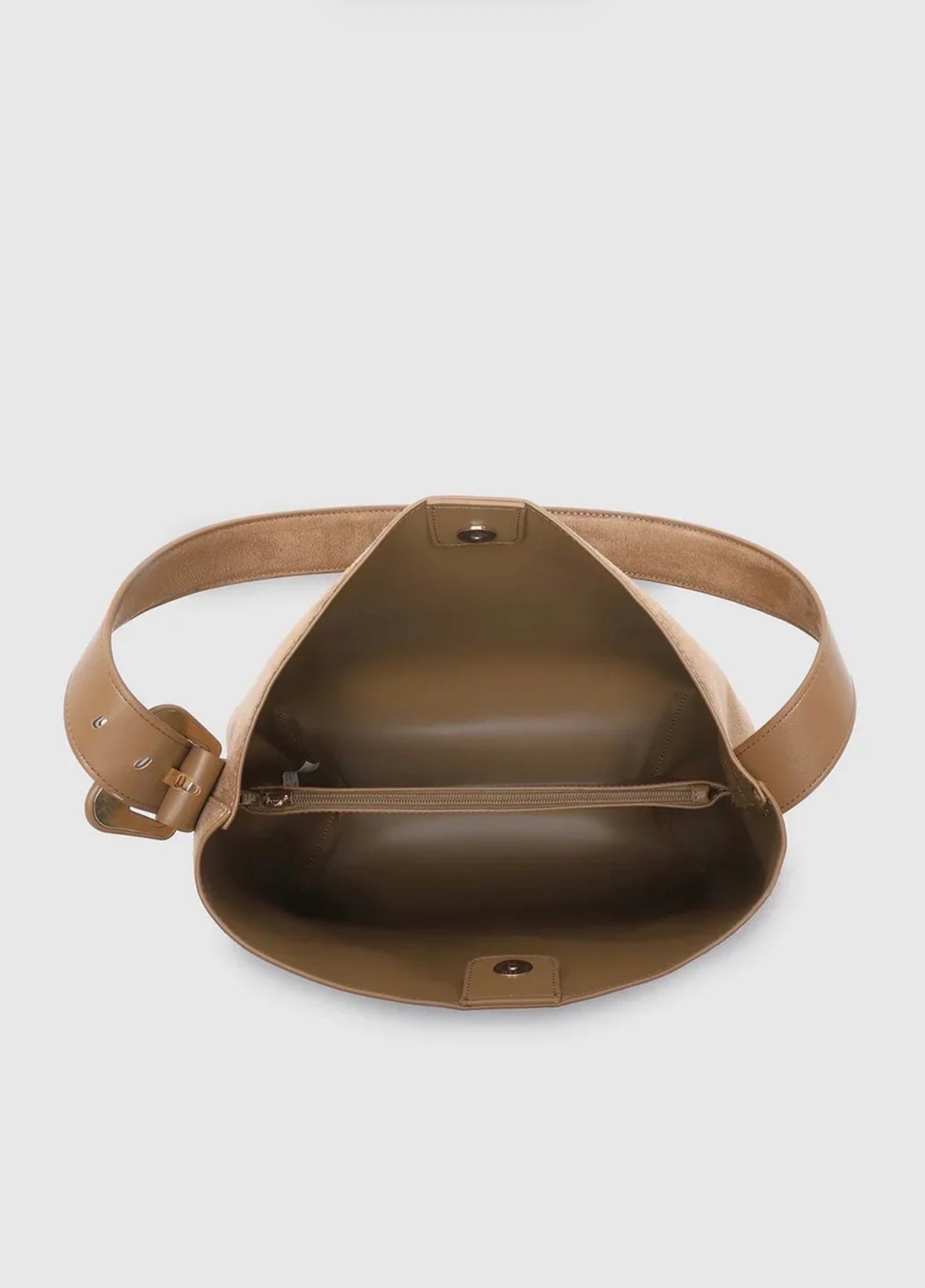 Louenhide Peyton Suede Shoulder Bag Honey
