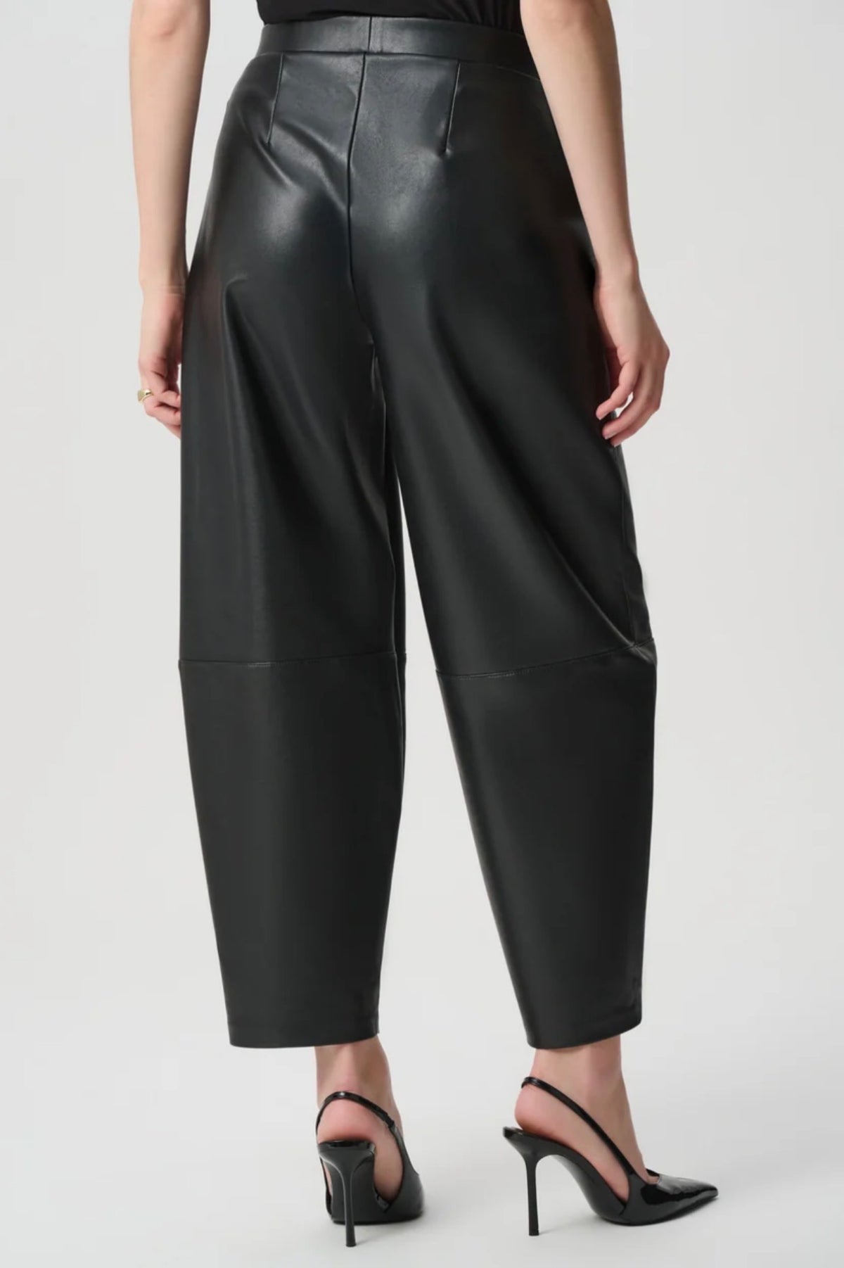 Joseph Ribkoff Edit 57 Leatherette Barrel Leg Pants
