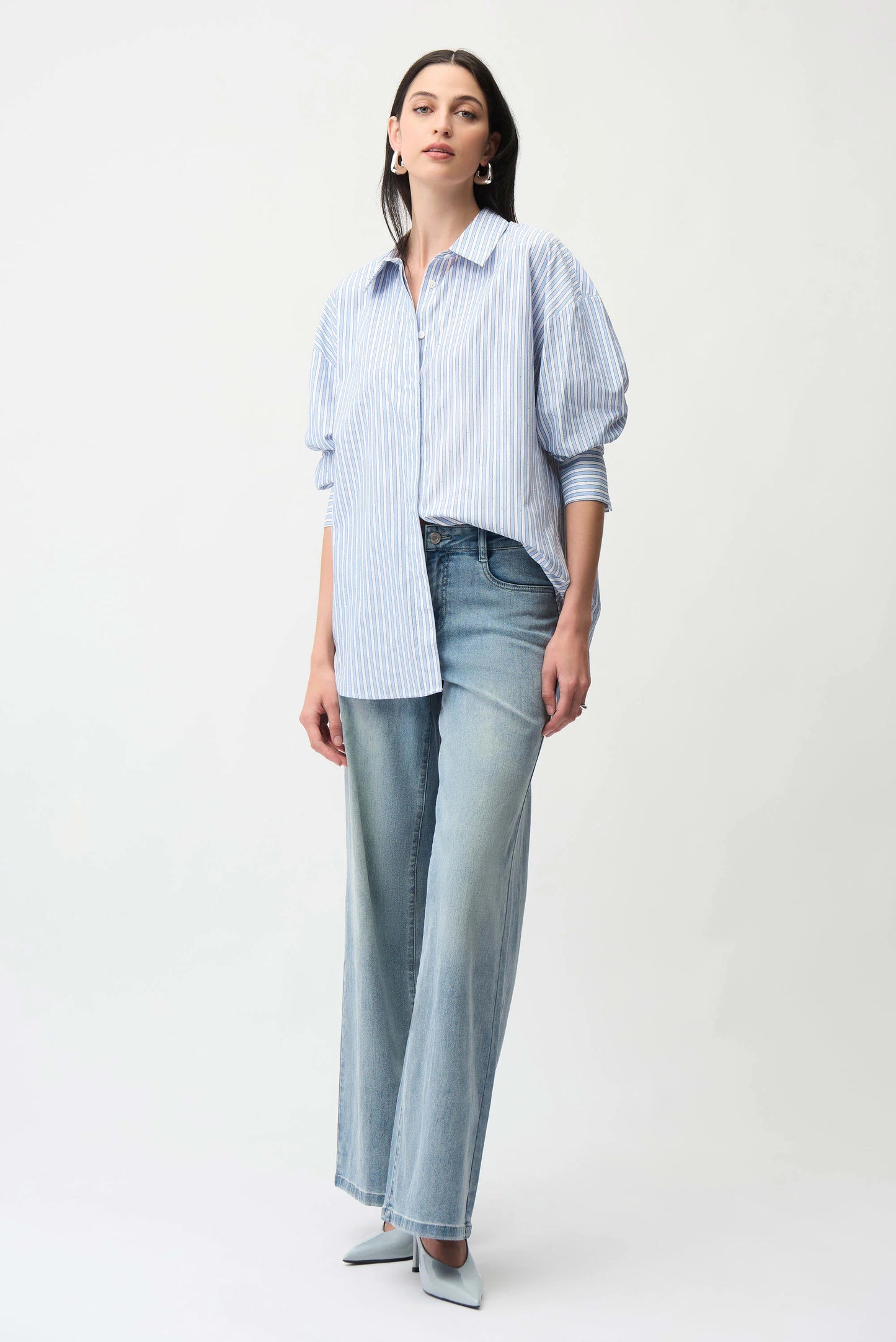 Tencel Stripe Print Boxy Blouse
261931
Hots