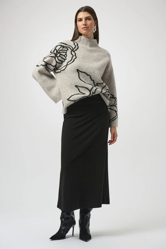 Joseph Ribkoff Silky Knit Pull-On Maxi Skirt 254018