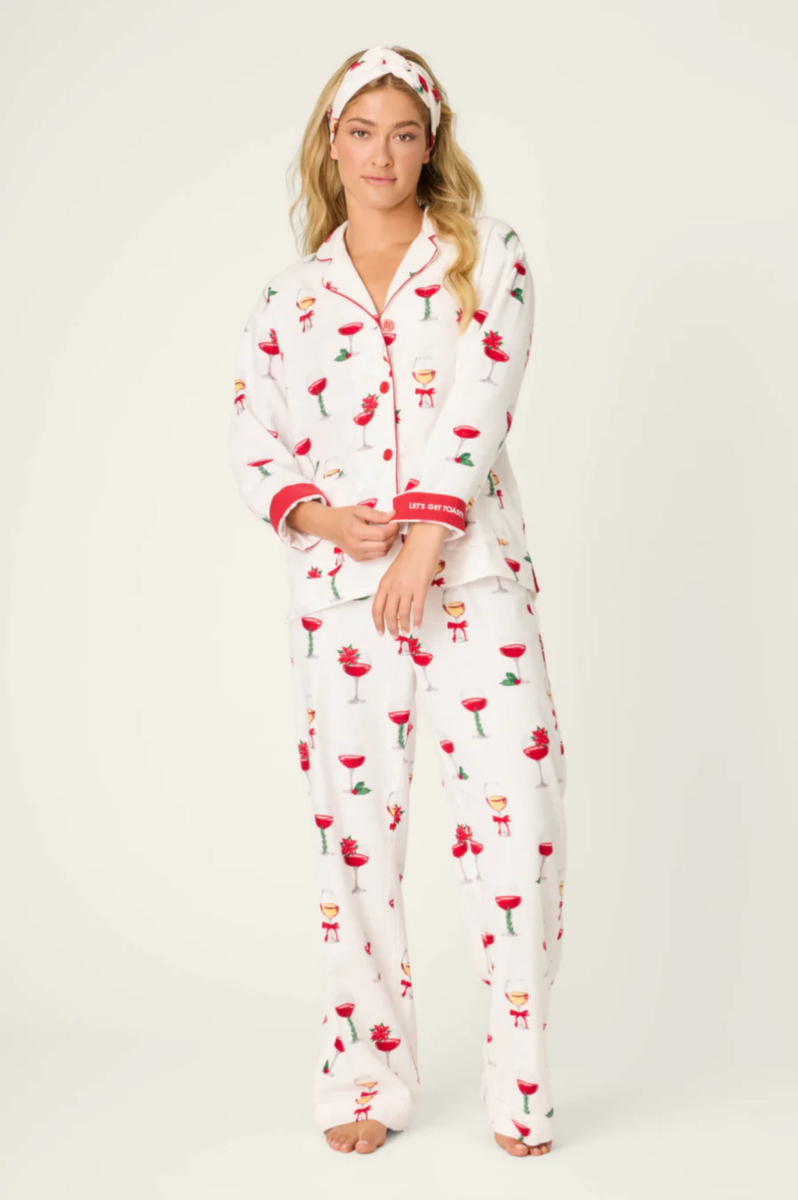 PJ Salvage Let's Get Toasty Flannel PJ Set