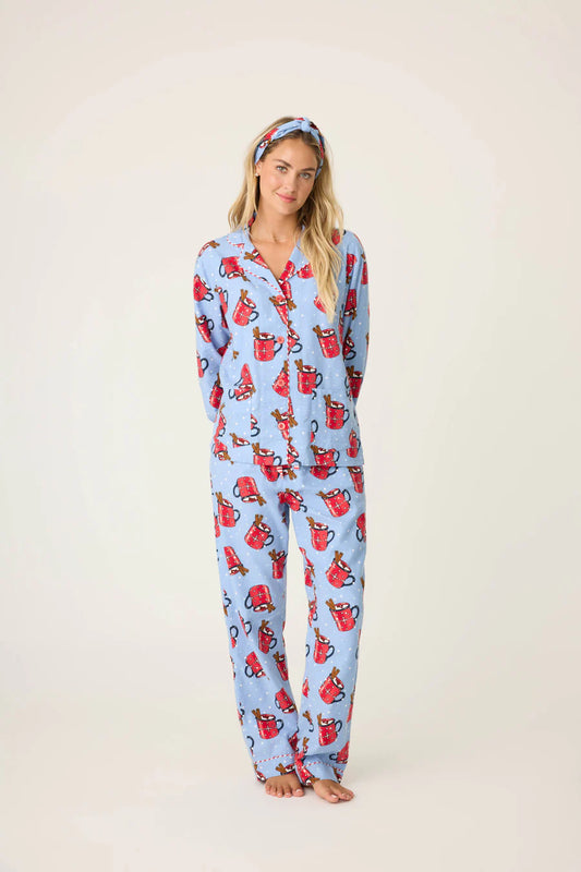 Hug In A Mug Flannel PJ Set