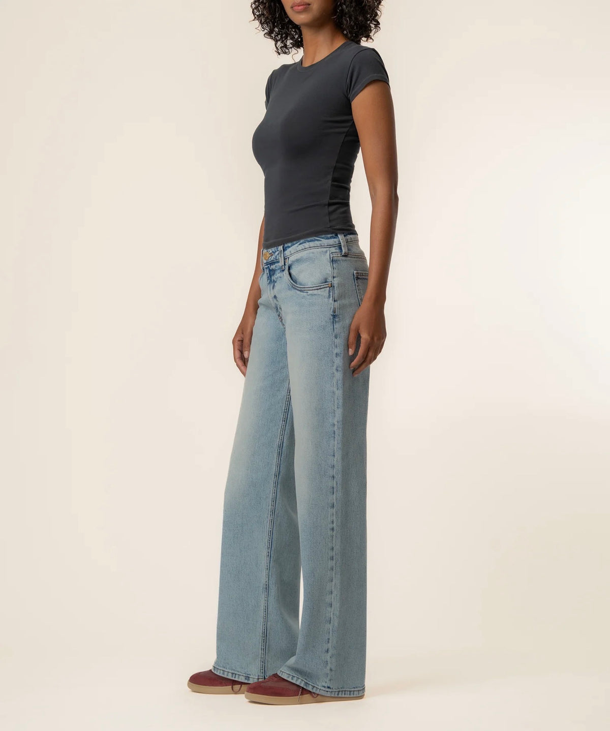 Kut Selena Baggy Low Rise Jeans