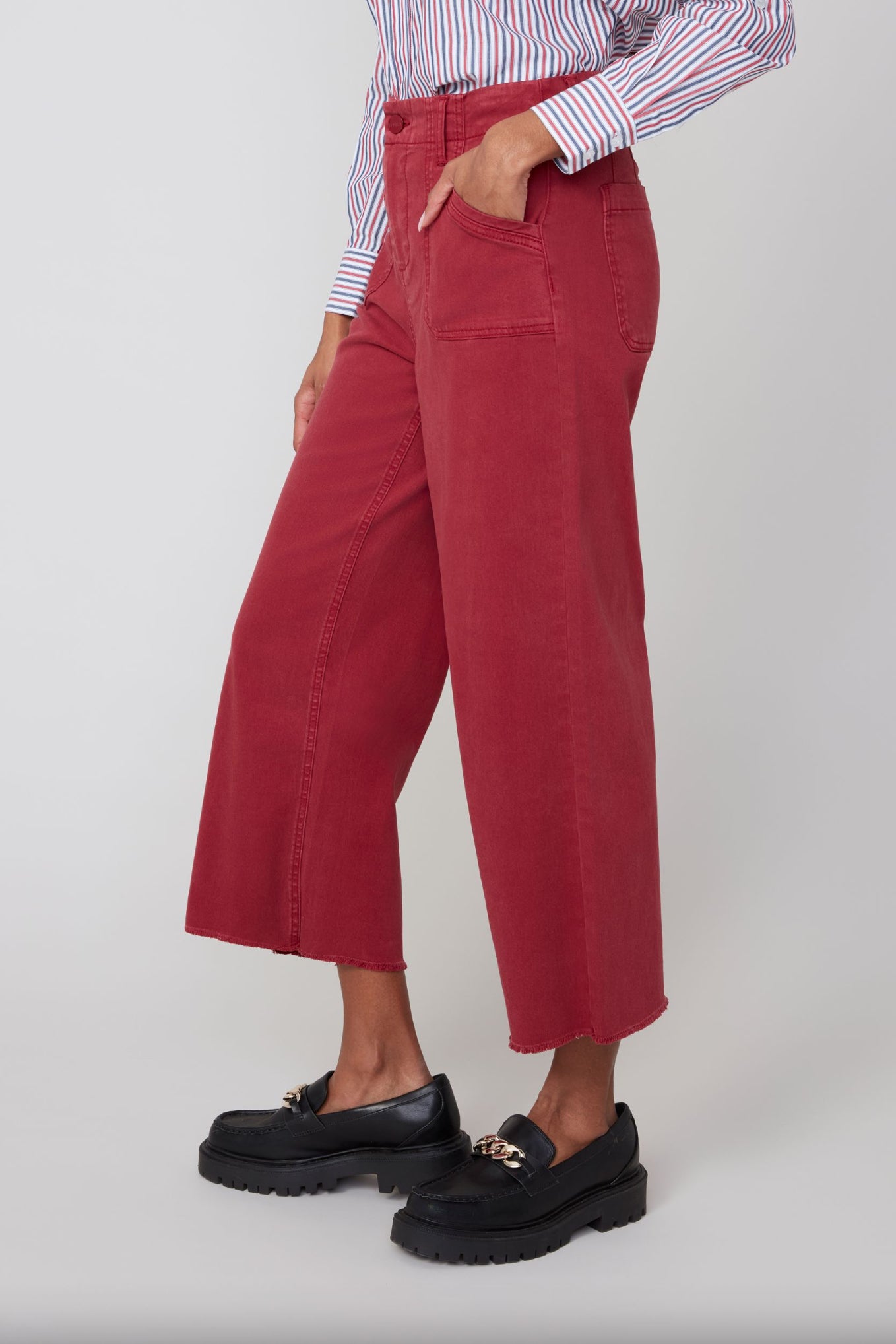 Renuar Cropped High Waisted Pants Porto