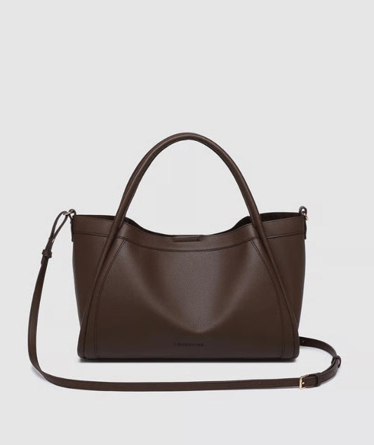 Louenhide Mini Sutton Shoulder Bag Chocolate