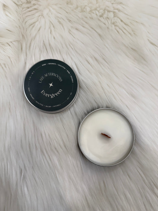 Late Afternoons Evergreen 3oz Candle