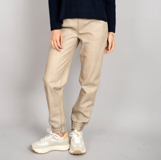 RD Style Jayly Faux Leather Jogger