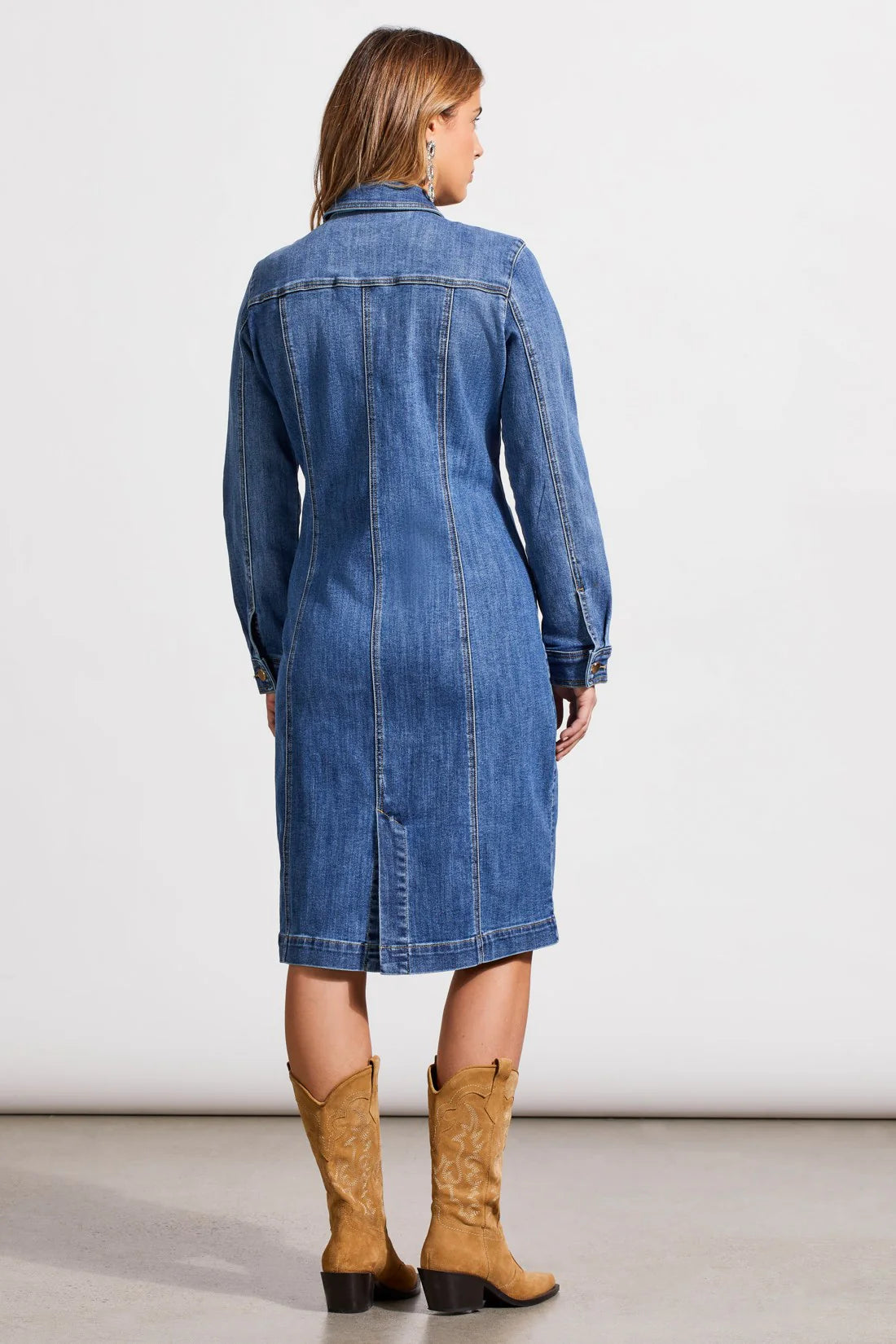 Tribal Denim Hourglass Dress