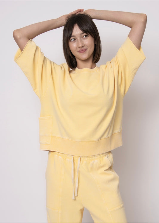 RD Style Brie Terry Sweatshirt Corn
