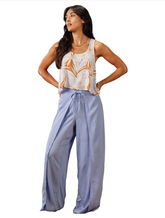 Tribal Flowy Cropped Halter Top