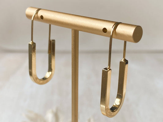 Agaveh Girl Minimalist Hoop Earrings