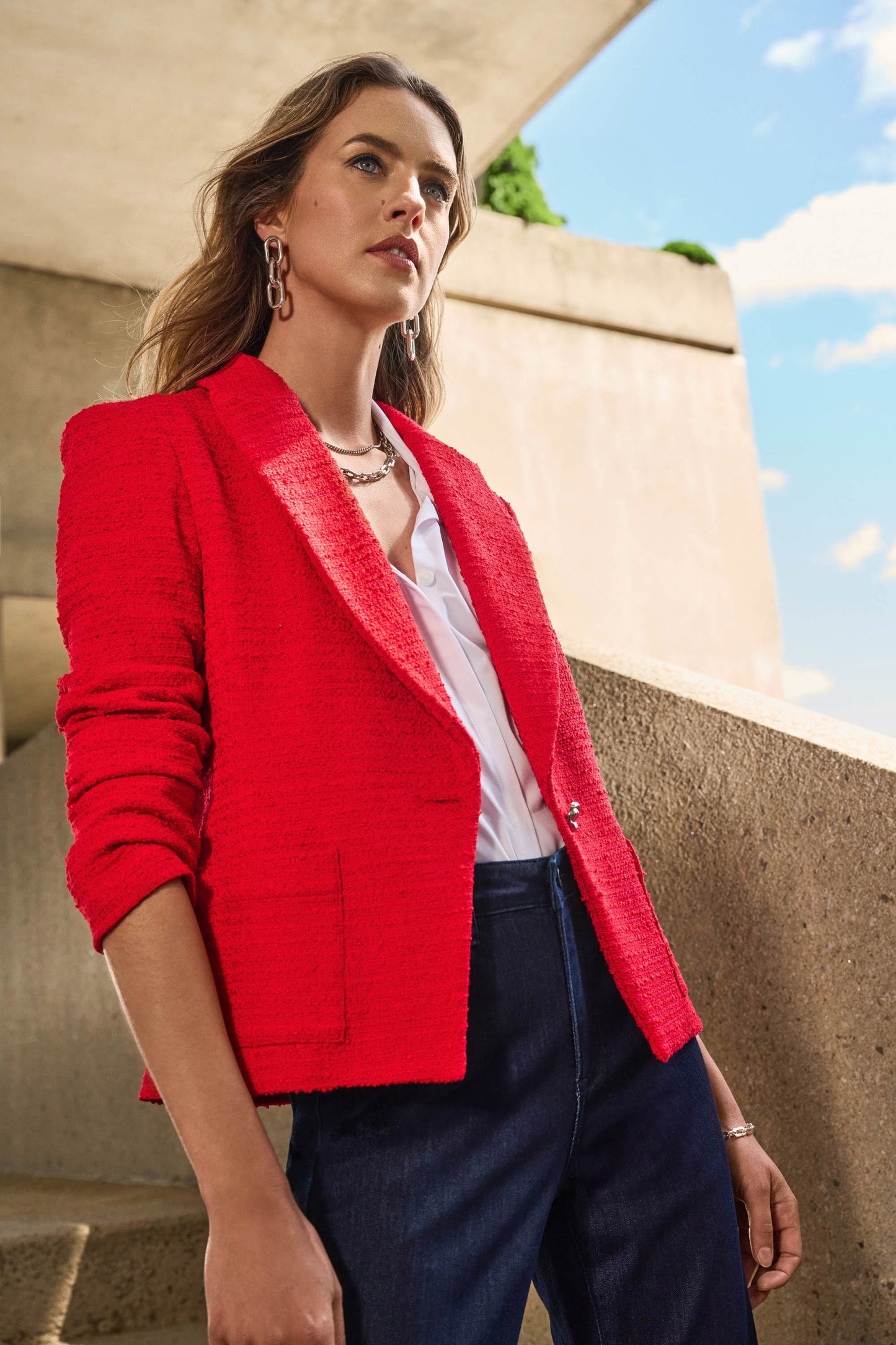 Bouclé Fitted Blazer
251239